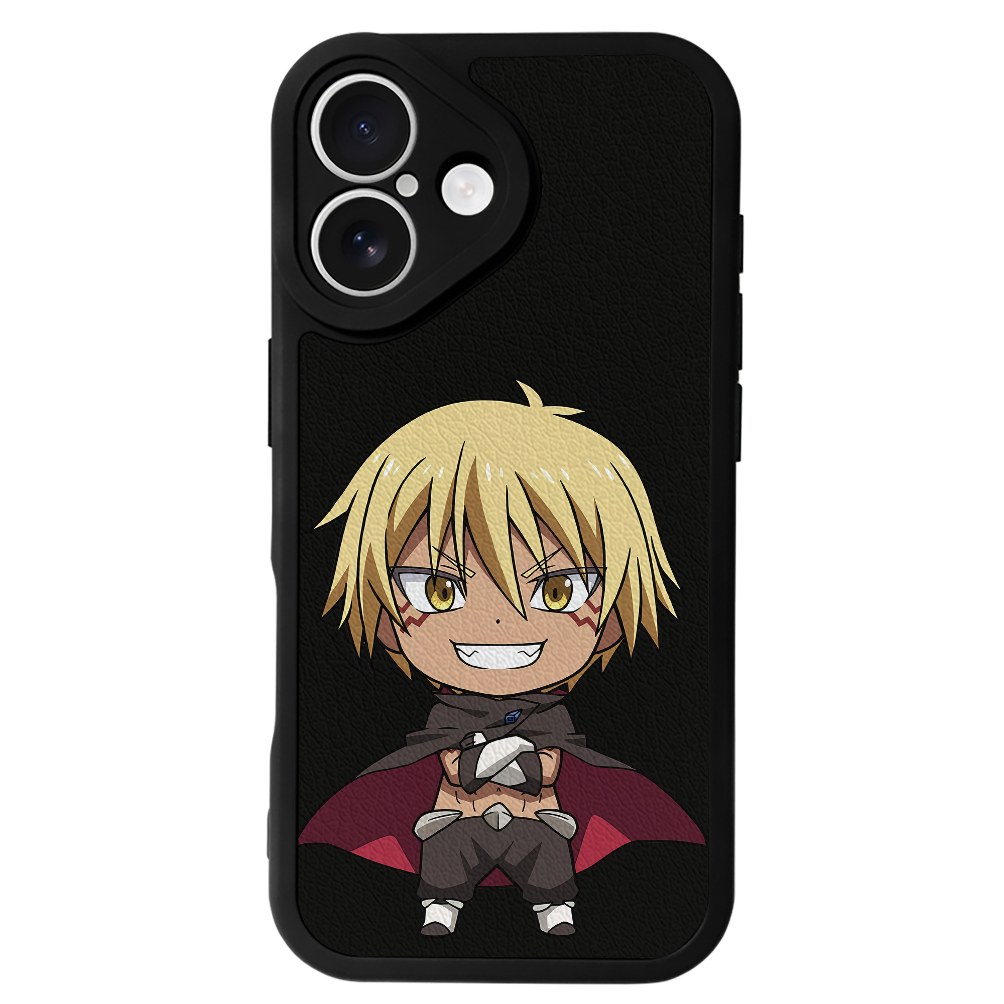 （画像用） 転スラ Regarding Reincarnated to Slime 【iPhone 16シリーズ対応】シリコンスマホケース（レザー調） 材質：シリコン